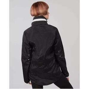 Nike Jacket Tech Aeroshield Moto Cape Black/White Women Small